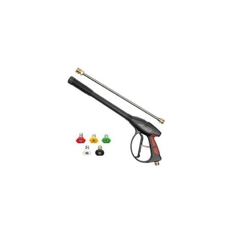Hochdruck-Wasserpistolen-Zauberstab, 160 bar Hochdruck-Waschpistole, Ersatzpistole und Düsen für die Bewässerung von Autowaschanlagen (1/5)