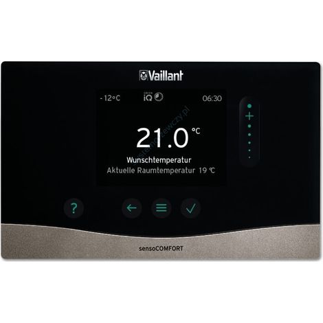 Régulateur météo Vaillant sensoCOMFORT VRC 720 – Contrôle chauffage et ventilation – Compatible chaudières gaz et huile – Gestion jusqu'à 9 circuits (1/3)