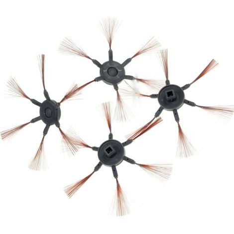 Lot de 4 brosses d'origine (6232048) Aspirateur robot SEVERIN