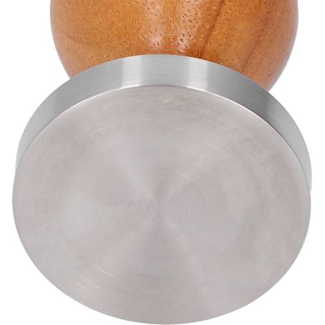 58 mm Edelstahl-Kaffeestößel mit Holzgriff – Kaffeezubehör (1/5)