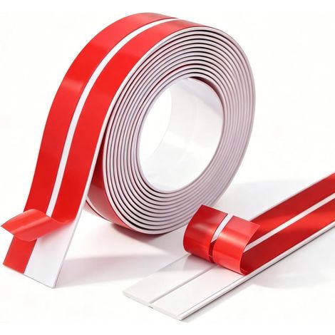 Protection Angle Mur Souple AutoadhéSive, Baguette d'angle Et Protection Murale 4 cm X 3,3 m pour Portes, FenêTres, Murs, Cuisine, Carrelage, Blanc (1/5)