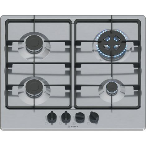 Placa de cocina Bosch Serie 4 acero 7800 W 58 cm