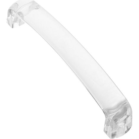 Poignée en acrylique transparente plus moderne avec mécanisme push-pull invisible de 96 mm, (1/5)