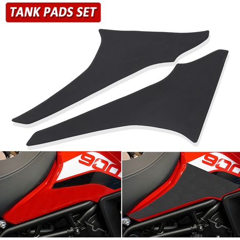 Passend für Triumph Tiger 900 Tank-Knieschoner, rutschfeste Schutzaufkleber für Motorradtanks (1/4)
