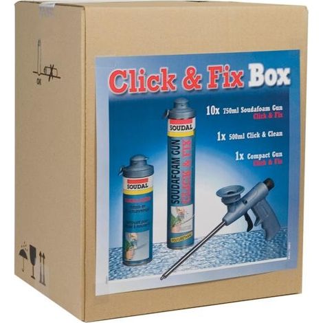 Kit mousse PU pistolable Soudal