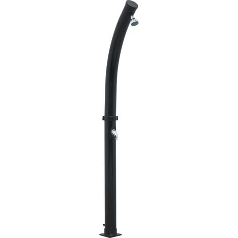 Solar Shower Black 214 cm 20 L vidaXL