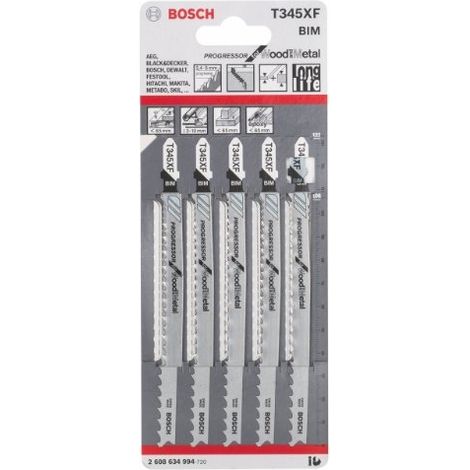 Lame scie sauteuse t345xf - BOSCH