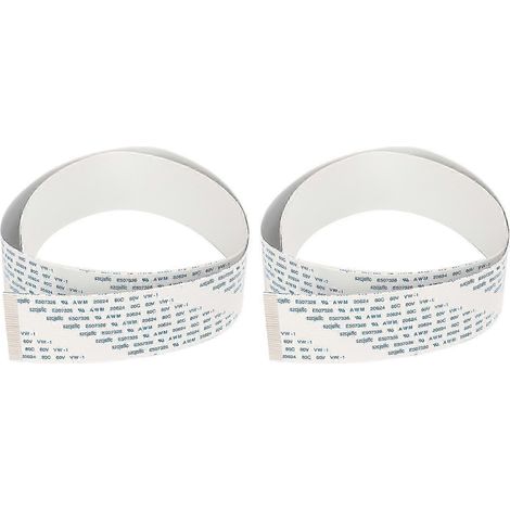 2er-Pack flexibles Flachbandkabel für Drucker, hochflexibles FFC-Flachbandkabel für schnelle Datenübertragung für XP600, 60 cm/24 Zoll (1/5)