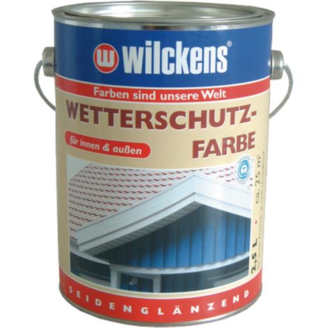 Barniz de pintura Nopolux Wilckens color verde hoja granito, lata de 2,5 l