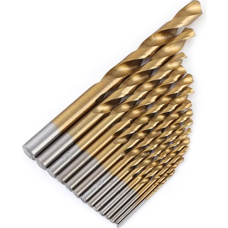 Coffret de 99 forets HSS de haute qualité, revêtus de titane, de 1,5 mm à 10 mm, avec étui. (1/5)