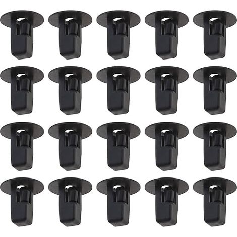 clips de protection pour pare-chocs, garde-boue, fixation en nylon noir 90189-06065 (1/5)