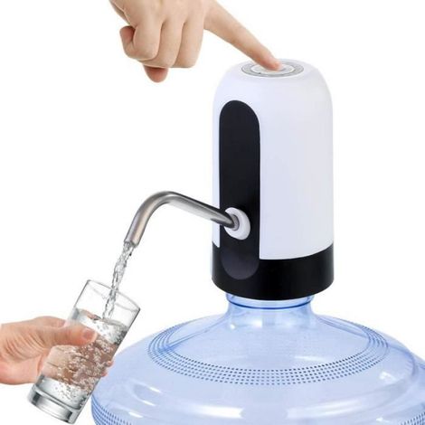 Distributeur D Eau - Rechargeable USB - Pour Bouteilles De 2 A 5 Gallons - Portable Sans Fil - 1 Piece (1/4)
