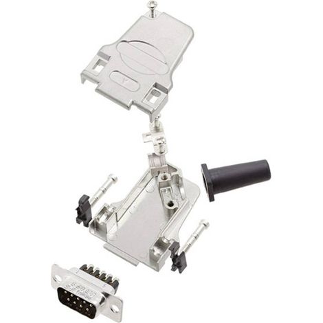 Amphenol L17D45ZF09-RG+L717DE09PST KIT connettori maschio SUB-D 45 ° Numero Poli (num): 9 A vite 1 KIT