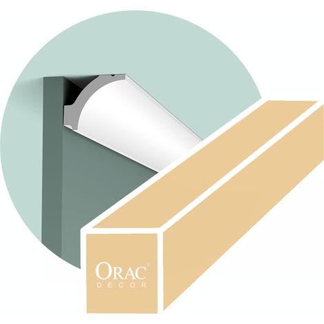 Cornisa redondeada - Orac Decor - L200xP4.8xH4.1cm - Caja de 16 metros - C260