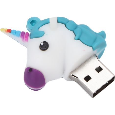 Clé USB 2.0 16GB en Forme de Chat Bleu - Stockage Portable Créatif pour Étudiants et Professionnels (1/5)