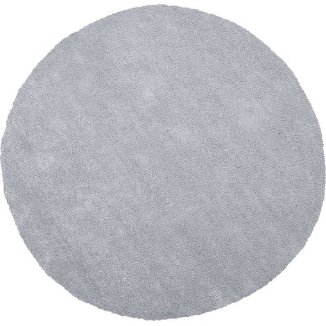 Tappeto shaggy grigio chiaro tondo ø 140 cm Demre (1/5)