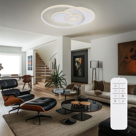 Deckenlampe Smartleuchte Dimmbar LED Farbwechsler Leuchte APP Fernbedienung (1/5)