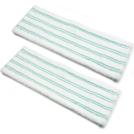 Lot de 2 têtes de rechange pratiques pour balai plat Leifheit XL, microfibre, 42 cm (1/5)