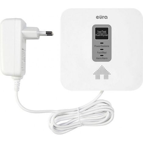 Sensor de monóxido de carbono y gas natural 2 en 1 EURA CGD-50A2 - Seguridad en el hogar