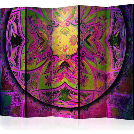 Paravento - Mandala: Pink Expression II [Room Dividers] - 225x172 (1/4)