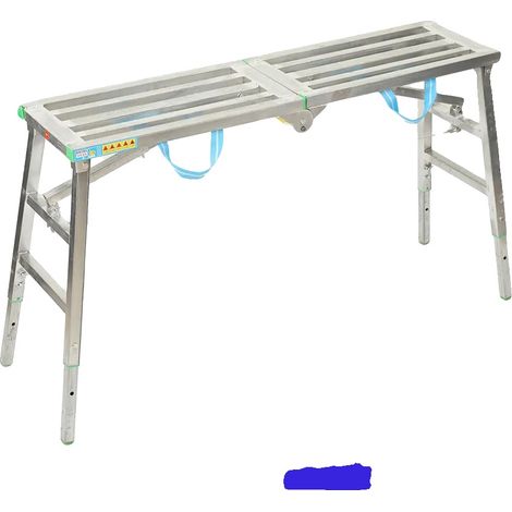 Taburete telescópico para caballos, capacidad de carga de 200 kg, altura ajustable de 60 a 90 cm, tubo rectangular resistente, antideslizante, tamaño plegado compacto. (1/5)