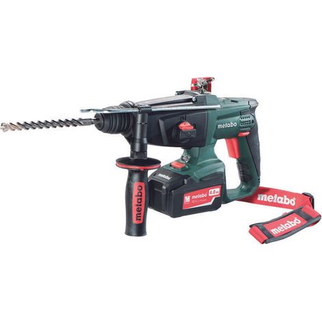 Martello perforatore combinato a batteria "metabo kha 18 ltx" martello combinato metabo kha 18 ltx a batteria