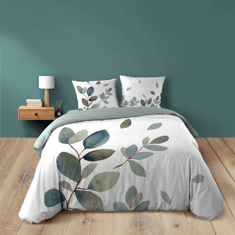 Parure de lit 3 pièces 260 x 240 cm 100% coton 42 fils JOYCE (1/4)