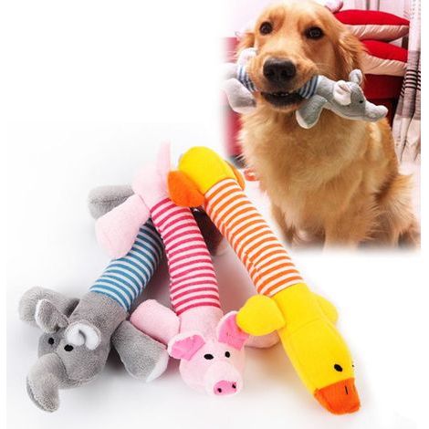 Dog chew toys, 3 pieces, dog shoes, washable, safe and squeaky (1/5)