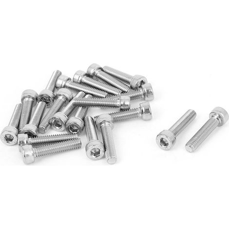 M4x18mm Edelstahl Innensechskantschrauben Sechskantschlüssel 7mm Kopfdurchmesser 20st (e61fe6c9b1...