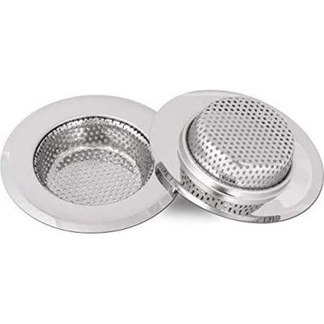 Bardusch-Égouttoir d'évier, égouttoir d'évier en acier inoxydable, profondeur 18 mm, 2 pièces, 7 cm (petit) (1/4)