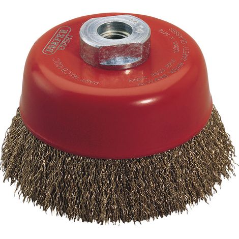 Draper Expert 52637 100mm M14 Crimped Wire Cup Brush for Surface Cleaning and Rust Removal (1/5)