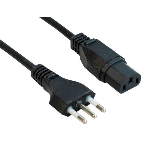 Cavo spina 2P+T 10A / presa tripolare VDE