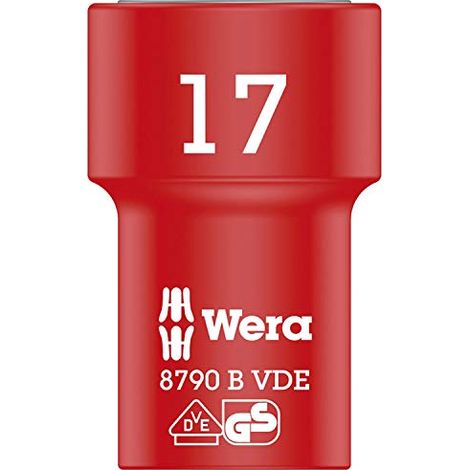 Wera 8790 B VDE 05004961001 Esagono esterno Inserto a bussola VDE 17 mm 3/8 (10 mm) (1/4)