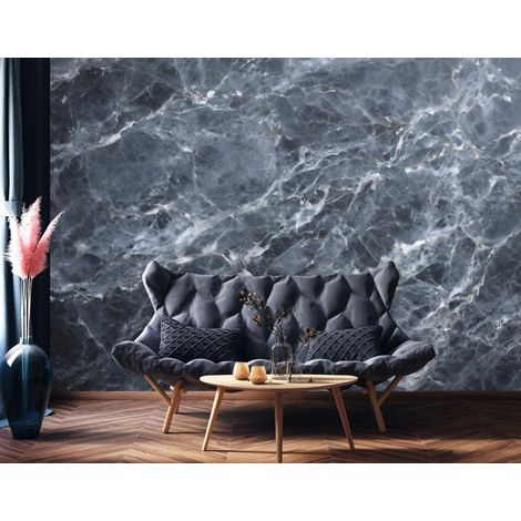 Fototapete Abstrakt Marmor Felsen, für Wohnzimmer und Schlafzimmer, 150 x 105 cm – Komplettset inkl. Kleister & Anleitung (1/5)