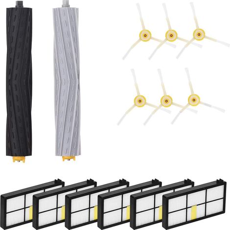 Pièces de Rechange Filtres et Brosse pour iRobot Roomba 980 960 900 890 880 870 860 800 série Aspirateur, Kit d'accessoires de Remplacement (1/5)