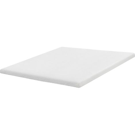 Coprimaterasso in schiuma bianca 180 x 200 cm Gracious