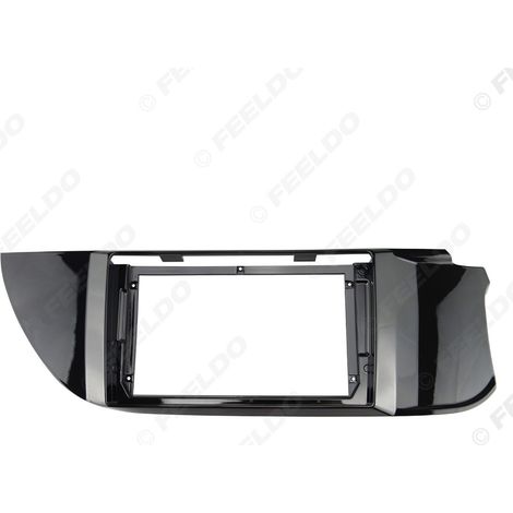 Convient pour le cadre de mise à niveau du système audio de la Suzuki Alto K10 2014, le cadre du panneau de navigation à grand écran Android, l'écran droit de 9 pouces.