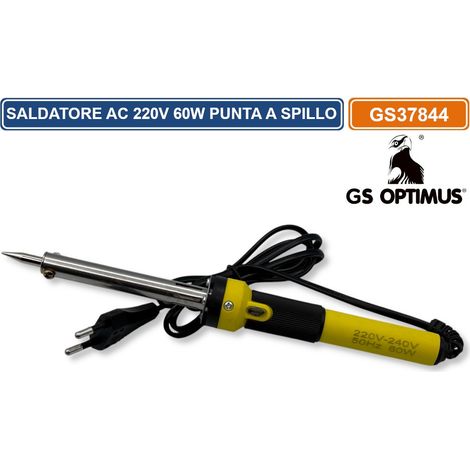 GS OPTIMUS GS37844 SALDATORE PER STAGNO CON PUNTA A STILO AC 220V 60W