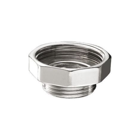 Riduzione maschio/femmina per lavelli e pilette in ottone cromato - Misura 1" x 1/4" H.22 06790670CR (1/2)
