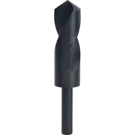 Mèche hélicoïdale acier rapide 1/2in queue droite 29mm lame outil de perçage noir (1/5)
