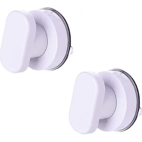 Poignee de Traction Ventouse 2 Pièces Portable Bouton Ventouse avec Forte Ventouse pour Salle De Bains Placard Tiroir Verre Mo (1/4)