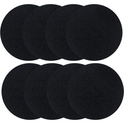 8 Pièces Filtres Compost Ronds, Filtres à Charbon Actif Filtre Anti-Odeur pour Poubelles à Compost Ronds, Convient aux Poubelles Jusqu'à 17 cm-Karteo (1/5)