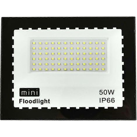 50W LED-Flutlicht mit Bewegungsmelder, wasserdicht, für Außenbeleuchtung, Reflektor, LED-Flutlichtlampe, Strahler für Garten oder Garage. (1/5)