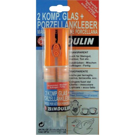 Bindulin Glas- und Porzellankleber GP28, 28g (1/4)