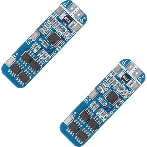 2 piezas 3S 12V 18650 BMS Cargador Placa de protección de batería de litio-ion Li-Li Placa de circuito impreso 10.8V 11.1V 12.6V (1/5)