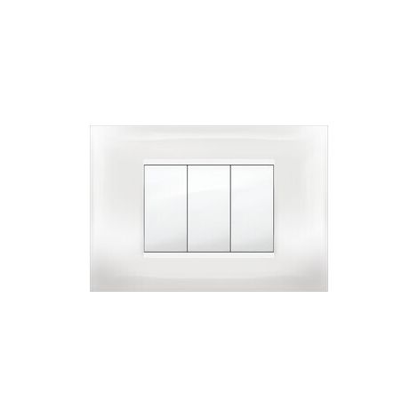 PLACCA MIVIDA PLANA BIANCO 3P- 10,0 pz