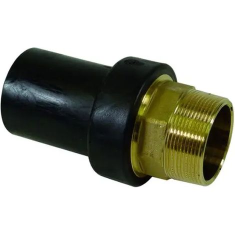 Raccordo diritto maschio per manicotti monoline pe 100 ø63x2 NUPI