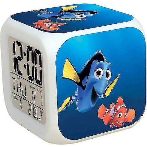 Réveil Le Monde de Dory à LED à couleurs changeantes