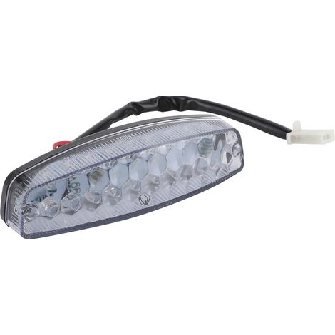 Feu stop arrière de moto Feu arrière 12 V 18 LED Convient aux quads chinois 4 roues 50/70/90/110/125/150 cm3
