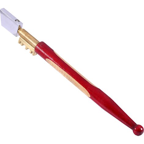 Coupe-verre portable de qualité supérieure à pointe diamantée, outil de découpe artistique pour verre de 2 à 25 mm d'épaisseur. (1/5)